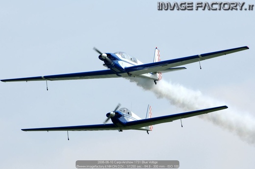 2006-06-10 Carpi Airshow 1731 Blue Voltige